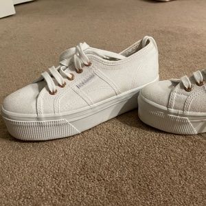 Superga platform low top sneakers
